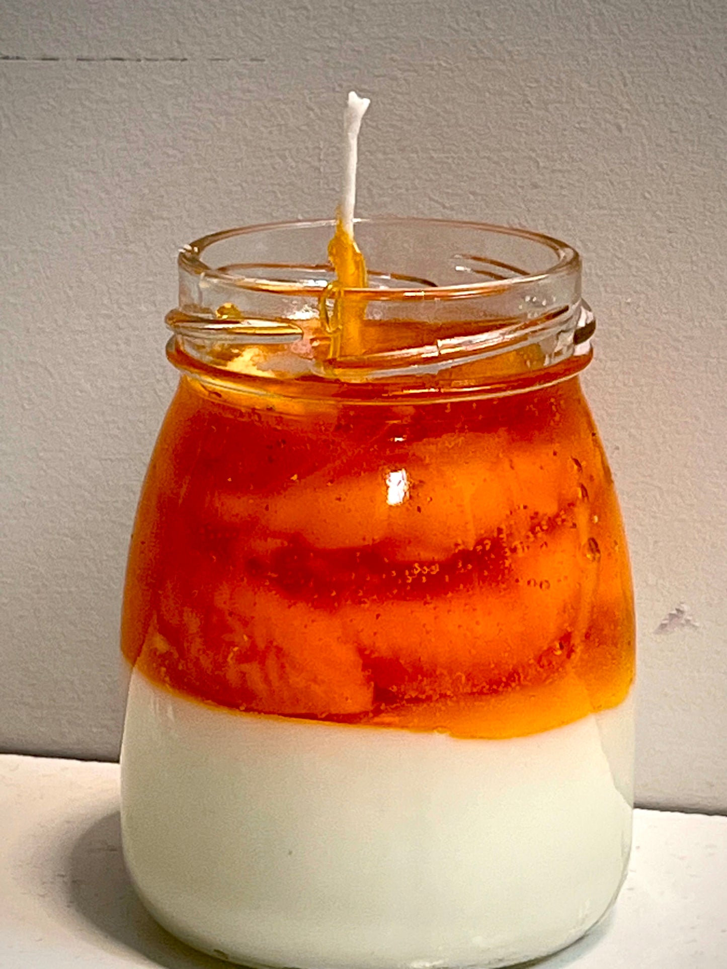 Orange milk Candle