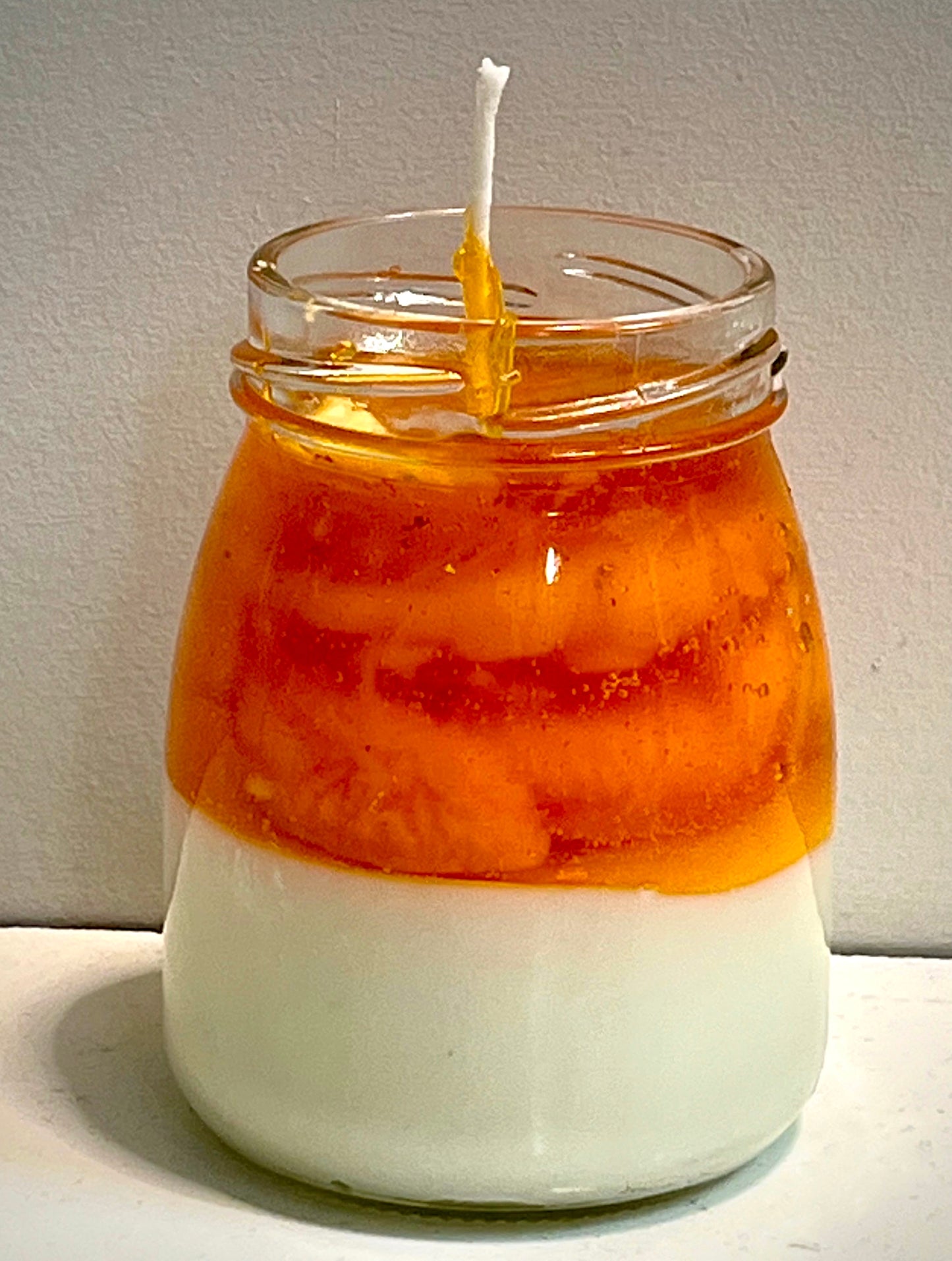 Orange milk Candle