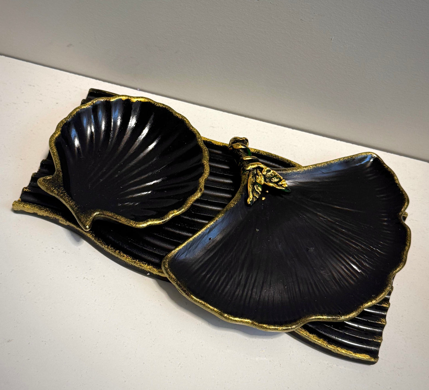 Gold & Noir Décor Set